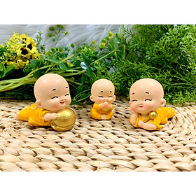 Mua Bộ 3 tượng chú tiểu Tiên Đồng Tài Lộc Phúc Đức (Hình Thật - Video Thật)
