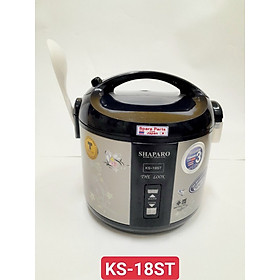 Nồi cơm điện SHAPARO (Loại 1.8L) KS 18ST- Hàng nhập khẩu