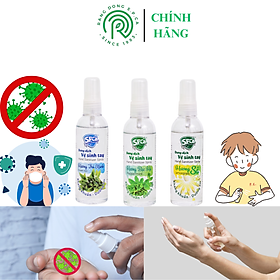 Dung dịch vệ sinh tay S.P.Ca. 100ml Hương Bạc Hà