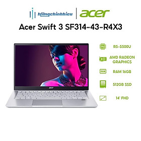 Mua Laptop Acer Swift 3 SF314-43-R4X3 (R5-5500U | 16GB | 512GB | 14  FHD | Win 11) Hàng chính hãng