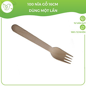 Mua 100 Nĩa gỗ dùng một lần kiểu Nhật 16cm an toàn tiệt trùng  bảo vệ môi trường