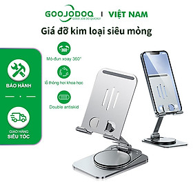 Mua  HÀNG CHÍNH HÃNG GOOJODOQ  BD3035 - Giá đỡ điện thoại máy tính bảng chống trượt kim loại siêu mỏng thích hợp cho iPad 10.2 Soporte Xiaomi Samsung