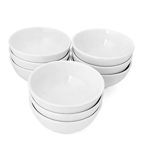 Mua Bộ 10 bát cơm sứ trắng ngà hàng Việt Nam chất lượng cao