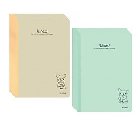 Lốc vở kẻ ngang có chấm may dán gáy B5 Klong 840 / 841 / 842 kích thước (175 x 250)mm