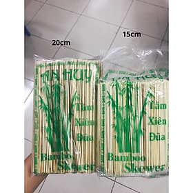 500gr XIÊN QUE DÙNG NƯỚNG THỊT -XÚC XICH .15.20.25 - E GREEN DÙNG 1 LẦN