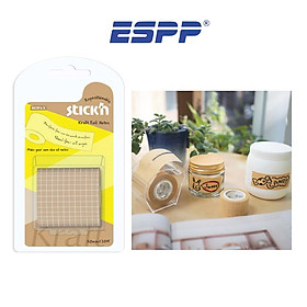 Bộ hộp + 10m cuộn giấy note Kraft kẻ caro - 5.5cmx10m - HOPAX