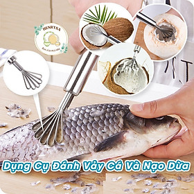 Dụng cụ đánh vảy cá, nạo dừa chuyên dụng - Henrysa