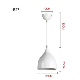 Chao đèn thả đơn SuperVilighting DOMDP trang trí shop cửa hàng decor quán cafe cửa hàng thời trang