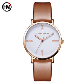 Hannah Martin Đồng Hồ Thạch Anh Thương Hiệu Thời Trang Cao Cấp Hàng Đầu Cho Nữ Mới, HM-3801