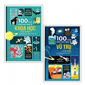 Hình ảnh Combo 100 Bí Ẩn Đáng Kinh Ngạc Về: Khoa Học + Vũ Trụ (Tặng Bookmark Thiết Kế)