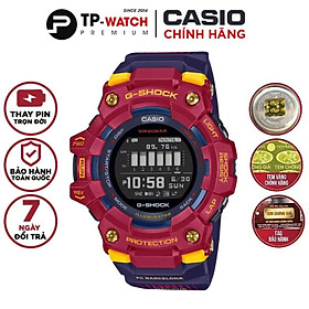 Đồng Hồ Nam Dây Nhựa Casio G-Shock x FC Barcelona GBD-100BAR-4 Chính Hãng - Bluetooth