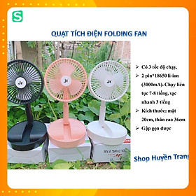Mua (Hàng tốt  giá rẻ) QUẠT TÍCH ĐIỆN với 3 chế độ gió  chạy 6 - 7h