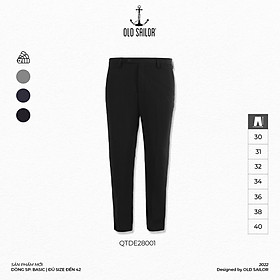 Quần tây nam Old Sailor - OSL PANT - BLACK - 28001 - Big size upto 38