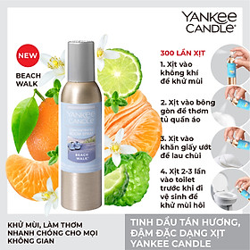 Tinh dầu tán hương đậm đặc dạng xịt Yankee Candle -  Beach Walk