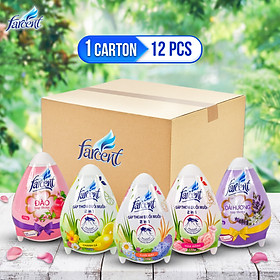 Thùng 12 Sáp thơm phòng đuổi muỗi, khử mùi hôi Farcent 170g chính hãng (5 hương thơm lựa chọn)