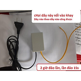 Bộ Timer hẹn giờ đảo trứng 220V, đấu sẵn, cài đặt sẵn