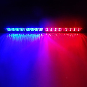Đèn Chớp Cảnh Sát 16 Bóng Xanh Đỏ Nguồn Tẩu - Đèn LED Police Cho Xe Chuyên Dụng