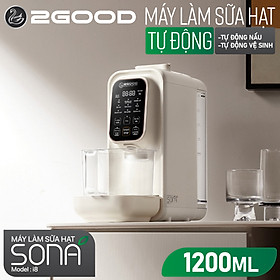 Máy Làm Sữa Hạt Tự Động 2GOOD SONA i8 (1,2 Lít) - Tự Động Nấu, Tự Động Vệ Sinh, Khử Sạch Vi Khuẩn Và Mùi Thực Phẩm - Hàng Chính Hãng