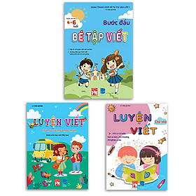 [Download Sách] Bước đầu bé tập viết - Viết chữ hoa , chữ thường cỡ nhỏ , theo chương trình mới bé vào lớp 1 ( bộ 3 cuốn )