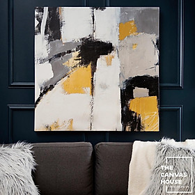 Mua Tranh Canvas Trừu Tượng Mảng Màu (Hình thật tại xưởng - Đã có khung  móc  đinh treo) - The Canvas House - T1MM