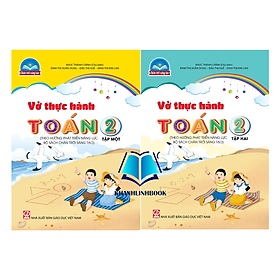 Sách - Combo Vở thực hành Toán 2 - tập 1 + 2 (Theo hướng phát triển năng lực Bộ Chân trời sáng tạo)