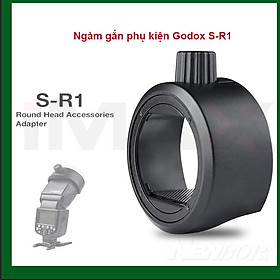 Mua NGÀM GẮN PHỤ KIỆN GODOX S-R1 SỬ DỤNG BỘ TẢN SÁNG GODOX AK-R1 CHO ĐÈN ĐẦU VUÔNG