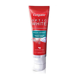 Kem đánh răng Colgate Optic White Plus Shine làm trắng răng & sáng răng 46g