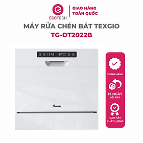 Mua Máy rửa chén bát 6 bộ Texgio TG–DT2022B kích thước nhỏ gọn  đặt bàn hoặc âm tủ - Hàng chính hãng
