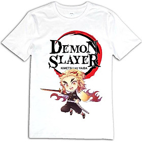 Áo phông hình chibi Kimetsu no Yaiba Viêm Trụ Rengoku Kyoujurou