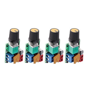 4PCS DC Motor Speed Control Driver Board 3V-35V 5A PWM Controller Stepless DC 3V 6V 12V 24V 35V Variable Voltage