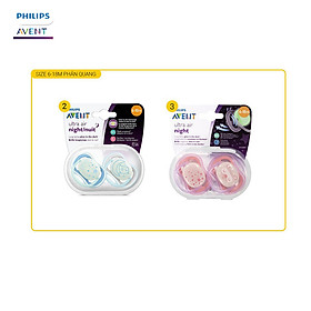 Ty giả Philips Avent ty ngậm giả Núm ti giả ngậm thông khí chỉnh nha Không