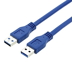Mua Cáp USB Chuẩn 3.0 Hai Đầu Đực Màu Xanh Cao Cấp AZONE