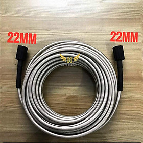 Mua Dây Xịt Rửa Xe 10m 15m 20m Áp Lực Cao 3 Lớp 2 đầu Ren To 22mm