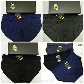 COMBO 4 QUẦN SỊP NAM TAM GIÁC LỖ NHỎ CHẤT MÁT LẠNH CO GIÃN 4 CHIỀU THÔNG HƠI KHÁNG KHUẨN