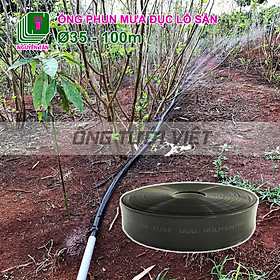 100m Ống dây tưới phun mưa Nguyễn Tân phi 35 (đục lỗ sẵn) [BH 12 tháng] | Ống mềm sử dụng trong hệ thống tưới nông nghiệp
