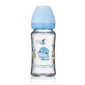 Bình Sữa Cổ Rộng Bằng Thủy Tinh KuKu KU5865 - 240ml