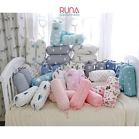 Gối chống bẹt đầu & gối chặn RUNA KIDS - Chất liệu Cotton Hàn 100% cao cấp