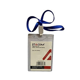 Thẻ đeo nhựa dẻo khổ lớn STACOM - PVC91128