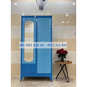 Mua Tủ sắt quần áo ngang 0.9m cao 1m8