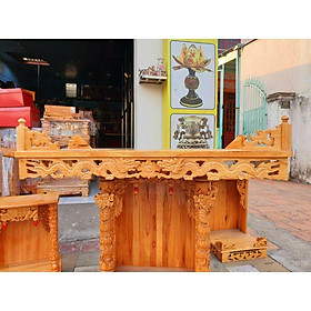 Mua Bàn thờ treo tường gỗ gõ đỏ ngang 80 cm