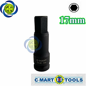 Mua Tuýp lục giác đen 17mm C-mart F0049-H17 loại 1/2 dài 78mm