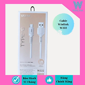 Dây sạc nhanh 222 hàng chính hãng Winlink đuôi USB - TYPE C