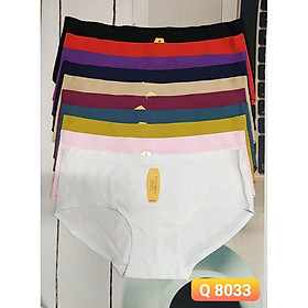 Combo 5 quần lót nữ su tăm trơn 8033 – Seamless, co giãn 4 chiều, không hằn viền