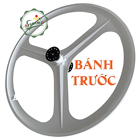 Bánh 3 đao 700c có gân cho xe đạp Fixed Gear