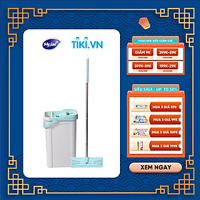 Mua Bộ Lau Nhà MyJae Đài Loan Sợi Fiber Xoay 360 Độ Thông Minh 125cm