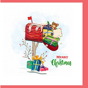 Thiệp Nghệ Thuật Giấy Xoắn - Bưu Phẩm Của Ông Noel - Santa’s Mail - Christmas - Việt Net