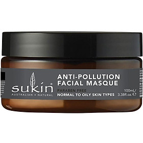 Sukin Oil Balancing Plus Charcoal Anti-Pollution Facial Masque 100ml