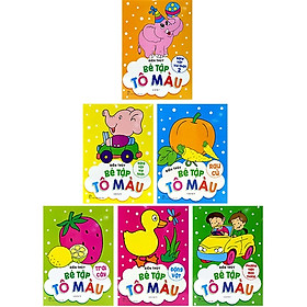Bộ Sách Bé Tập Tô Màu (Bộ 6 Cuốn)