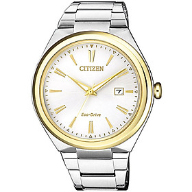 Đồng Hồ Nam Citizen Dây Thép Không Gỉ AW1374-51B - Mặt Trắng