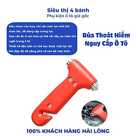 Búa thoát hiểm trong trường hợp nguy cấp trong xe ô tô, xe hơi cắt dây an toàn tránh nguy hiểm trong trường hợp khẩn cấp